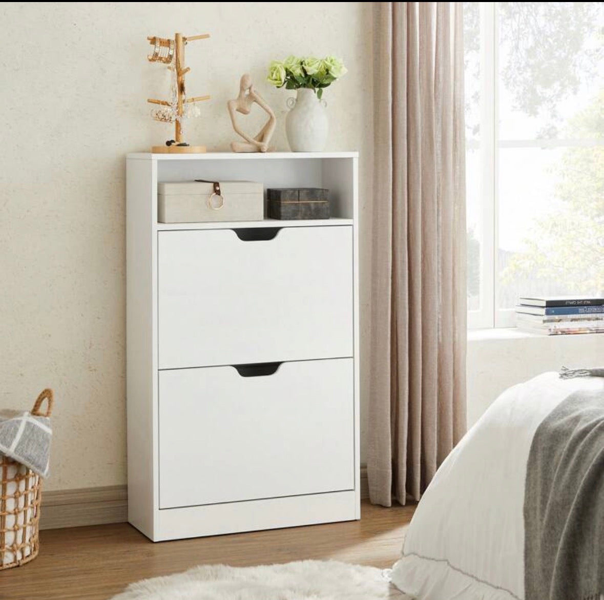 2-door shoe cabinet