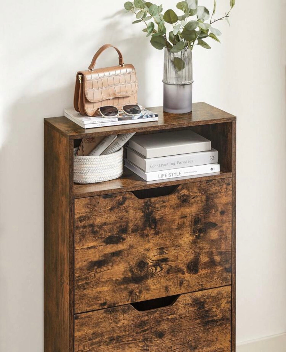 2-door shoe cabinet