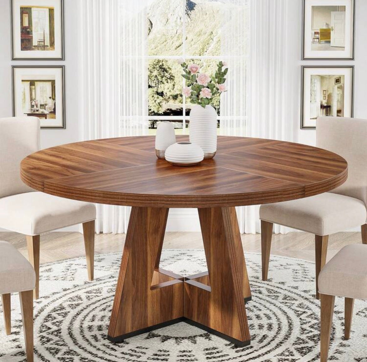 Round dining or kitchen table