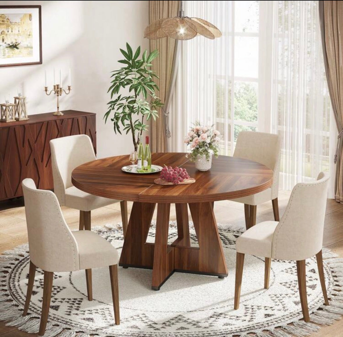 Round dining or kitchen table