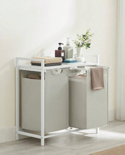 Laundry Hamper (2-Compartment Storage) 92 L