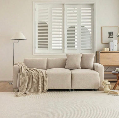 Normal 3-seater sofa (modern design) + cushions