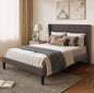 Easy-assembly upholstered bed
