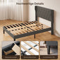 Easy-assembly upholstered bed