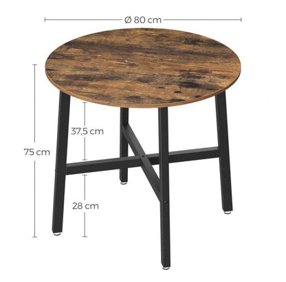 Round kitchen table • scratch-resistant and easy to clean