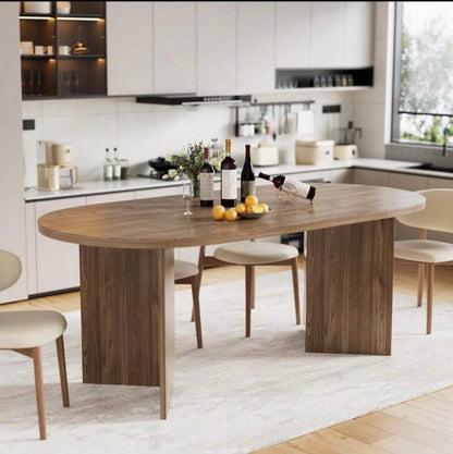 Luxurious and spacious dining table