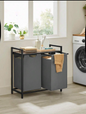 Laundry Hamper (2-Compartment Storage) 92 L