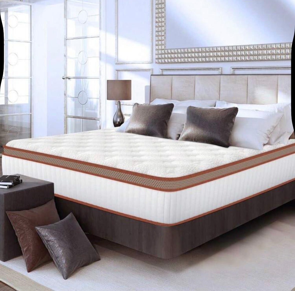 Matelas 140x200 - épaisseur 26cm - hybride