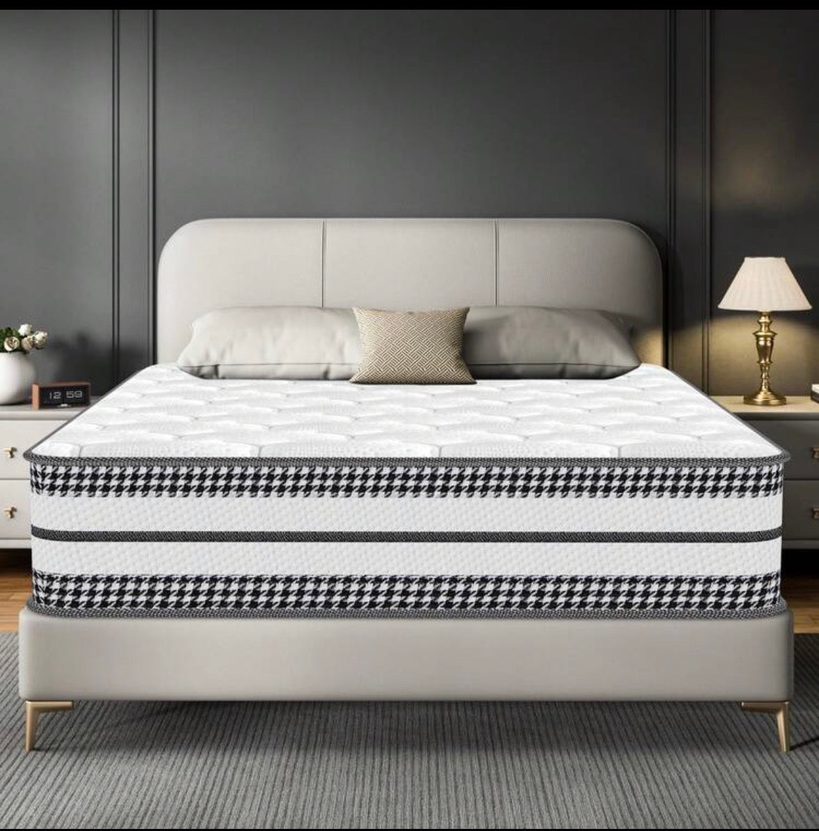 Matelas hybride 90X200 à mémoire de forme