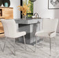 Set of dining chairs.
