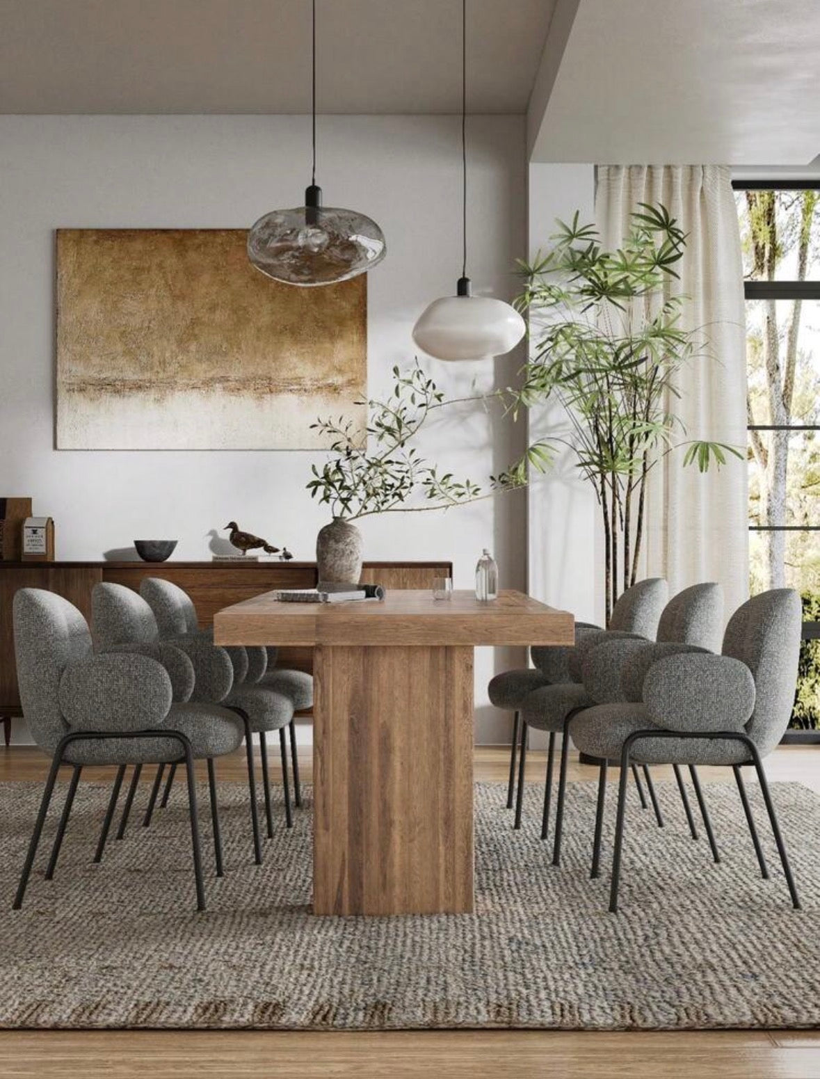 Cloud-style dining chairs