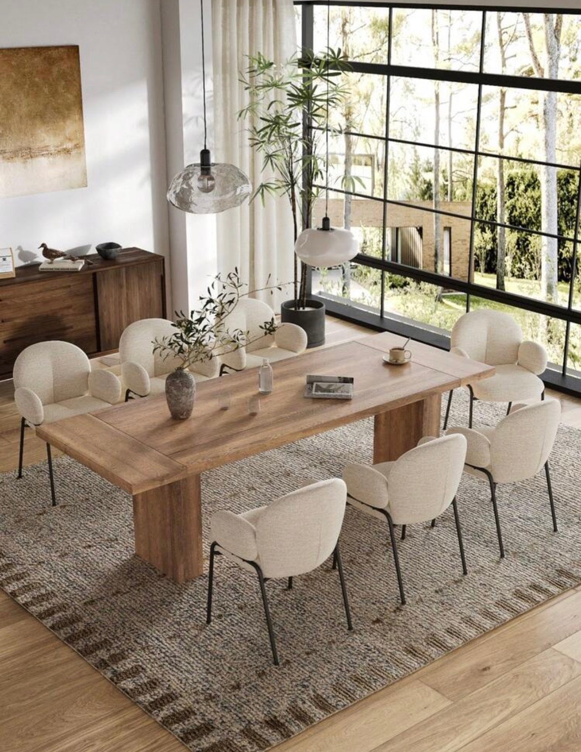 Cloud-style dining chairs